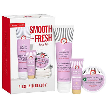First Aid Beauty Smooth + Fresh Body Kit Hər Bədən üçün Əsas Məhsullar