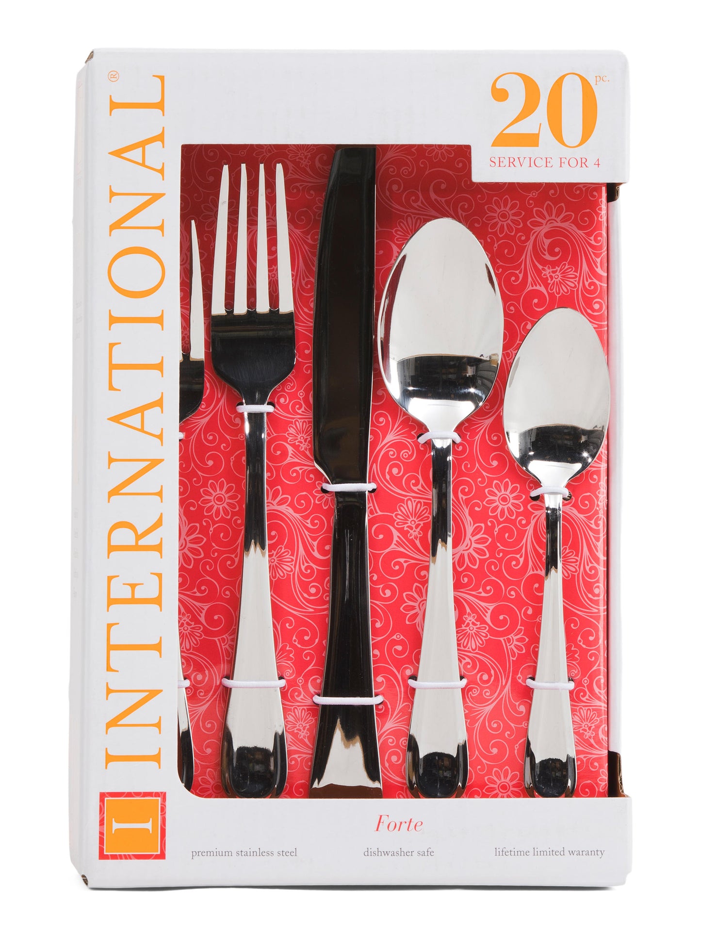20 Parça Stainless Steel Forte Çatal Bıçaq Seti