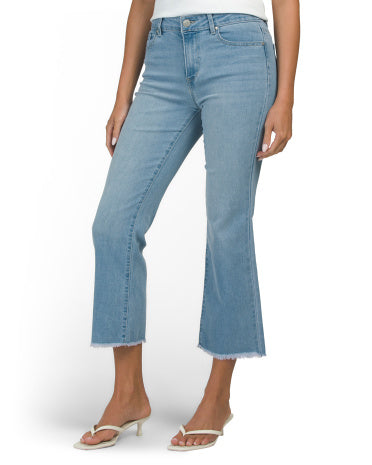 D. JEANS NEW YORK Yüksək Bel Açılı Cins Şalvar Cırt Ağzlı