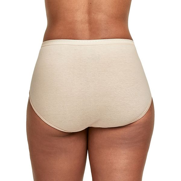 Hanes Ultimate 6-Pack Nəfəs Alan Pambıq Briefs Döşəmə