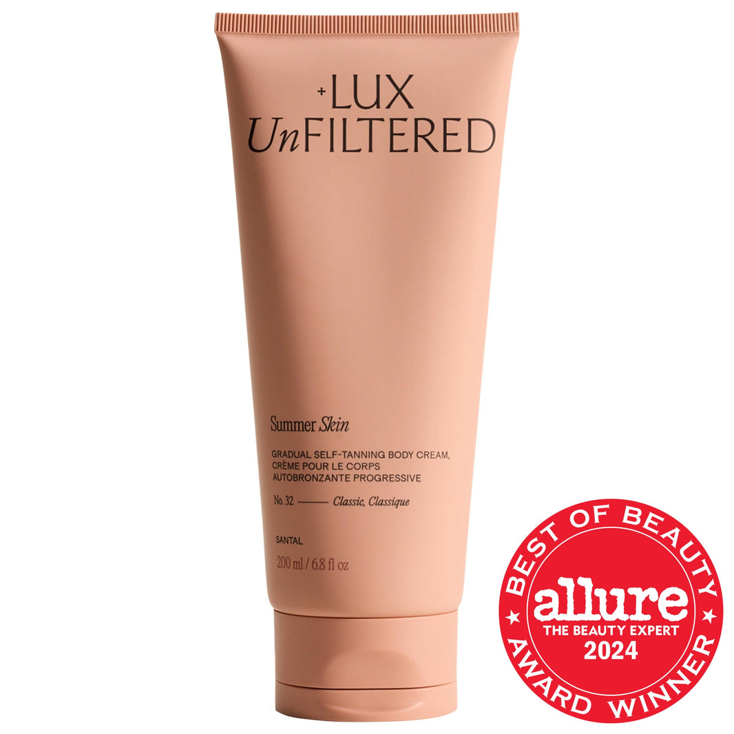 Lux Unfiltered Summer Skin Hydrating Gradual Self-Tanning Body Cream Sandalwood