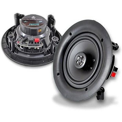 Pyle 10" Tavan Montan Dinamikləri - 2 Yollu Tam Diapazon Səs Stereo Dinamik Audio Sistemi Elektronik Krossoverli