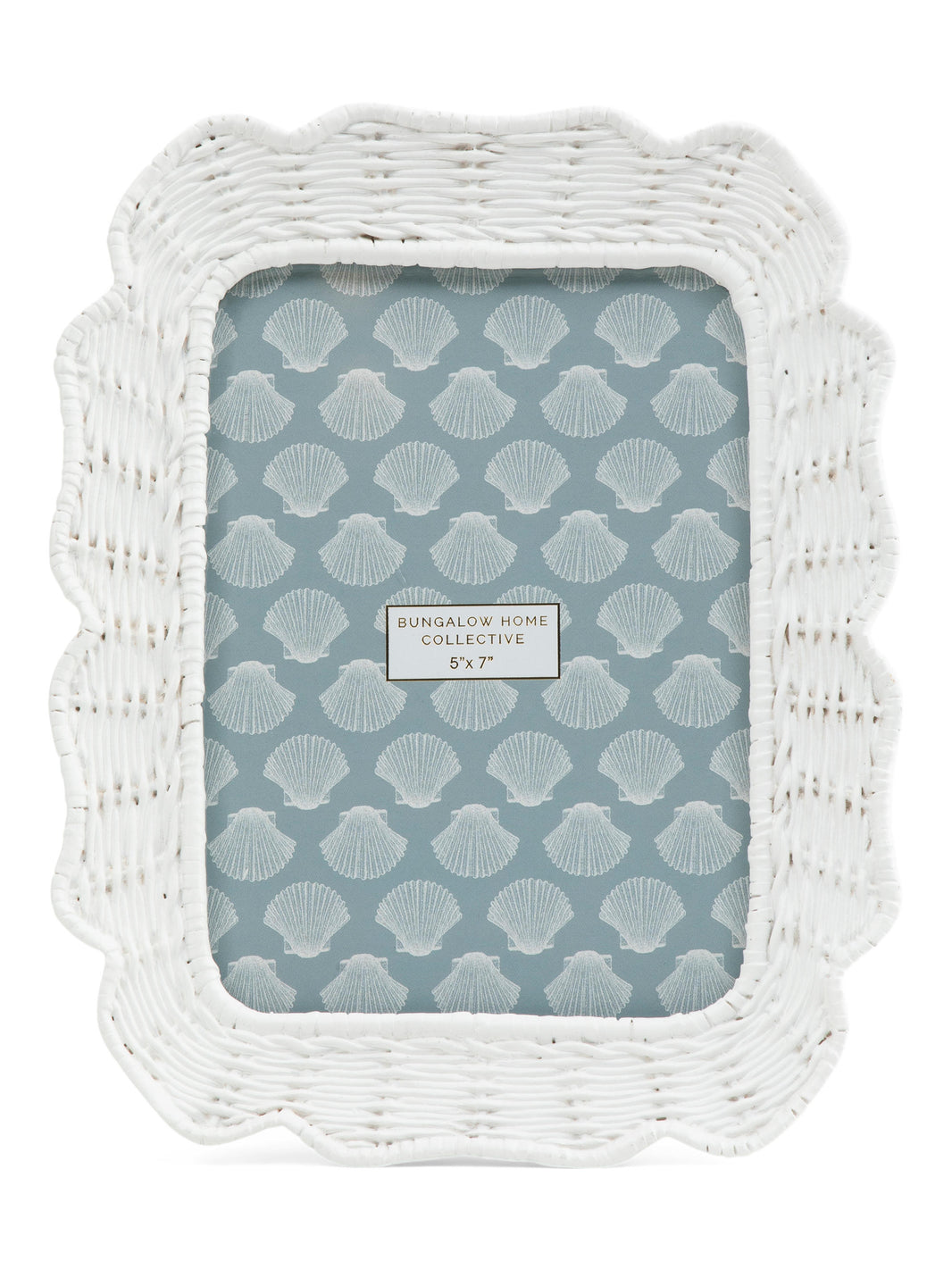 BUNGALOW HOME COLLECTIVE 5x7 Dalgalı Toxunmuş Stolüstü Şəkil Çərçivəsi