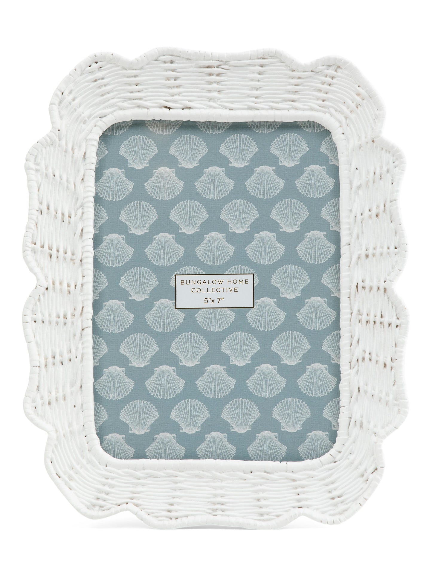 BUNGALOW HOME COLLECTIVE 5x7 Dalgalı Toxunmuş Stolüstü Şəkil Çərçivəsi