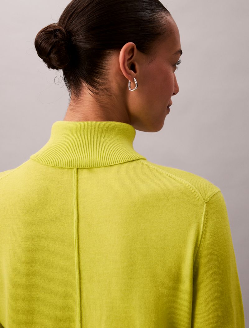 Calvin Klein Merino Wool Classic Turtleneck Sweater
