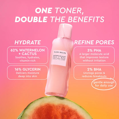Glow Recipe Mini Qarpız Işıltısı PHA + BHA Gözenek Sıxlaştırıcı Tonik