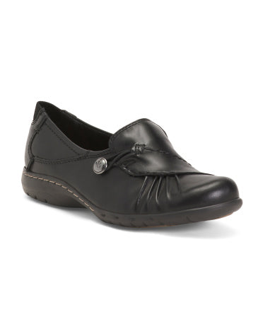 COBB HILL ROCKPORT Geniş Dəri Paulette Rahat Loafer Ayaqqabı