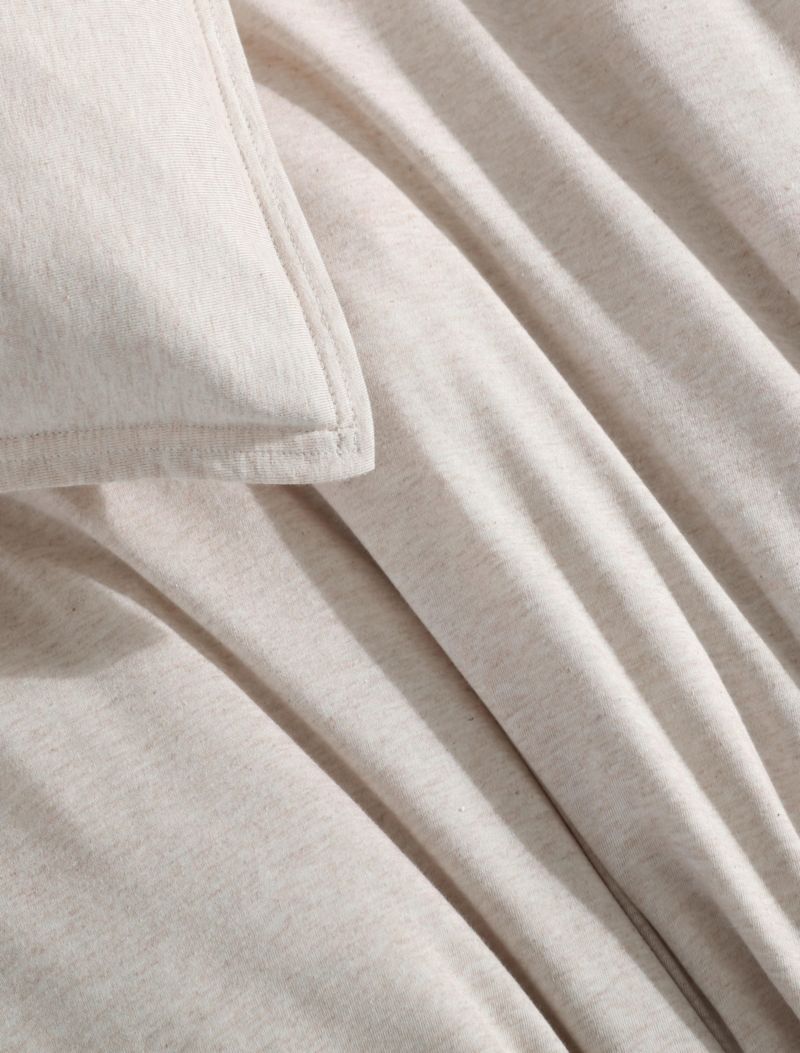 Calvin Klein Modern Cotton Melange Jersey Yorgan Örtüsü Dəsti
