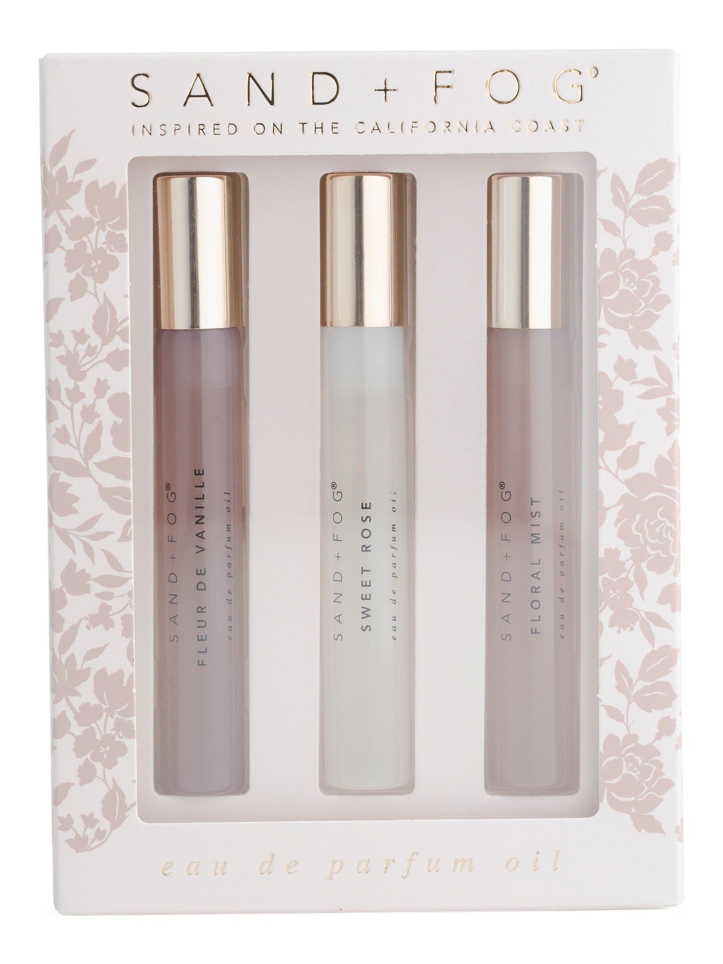 SAND AND FOG 3pk Soft Floral Eau De Parfum Oil Dəsti