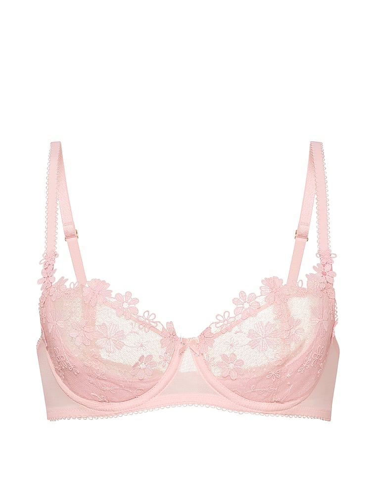 Victoria's Secret Wicked Çiçəkli Embroidery Balkonette Sutyen