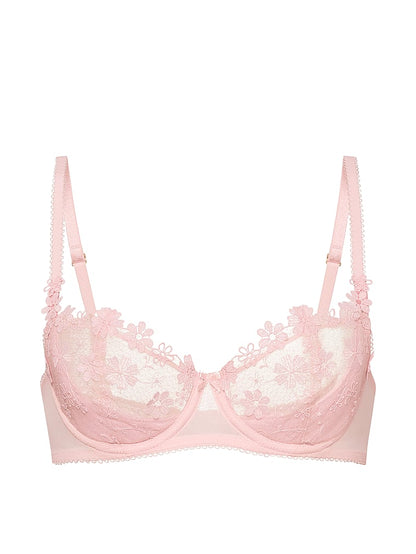 Victoria's Secret Wicked Çiçəkli Embroidery Balkonette Sutyen