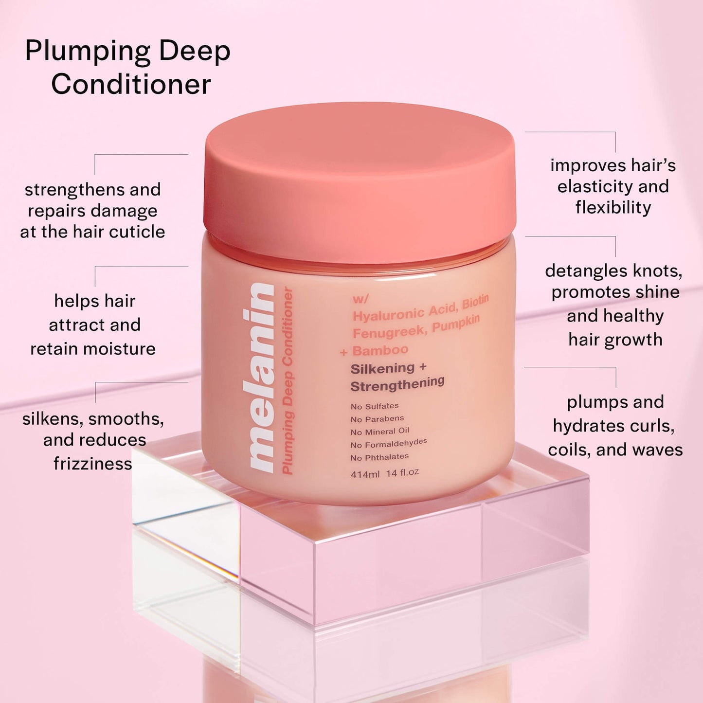 Melanin Haircare Sıxlaşdırıcı Dərin Saç Balzamı