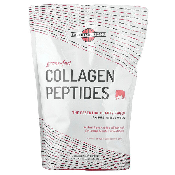 Earthtone Foods Grass Fed Collagen Peptides 907 Qram