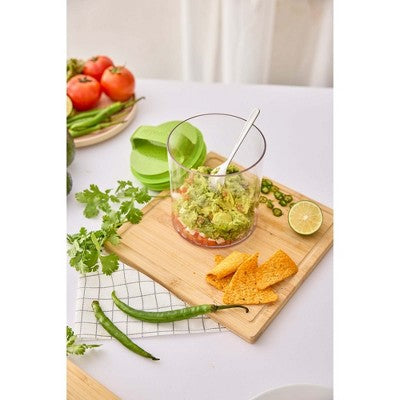 Prepara Guac Savor Hava Keçirməz Qida Konteyner – 4,5 Stəkan Tutumu, BPA Azad, Kompakt Mətbəx Zəruriyyəti