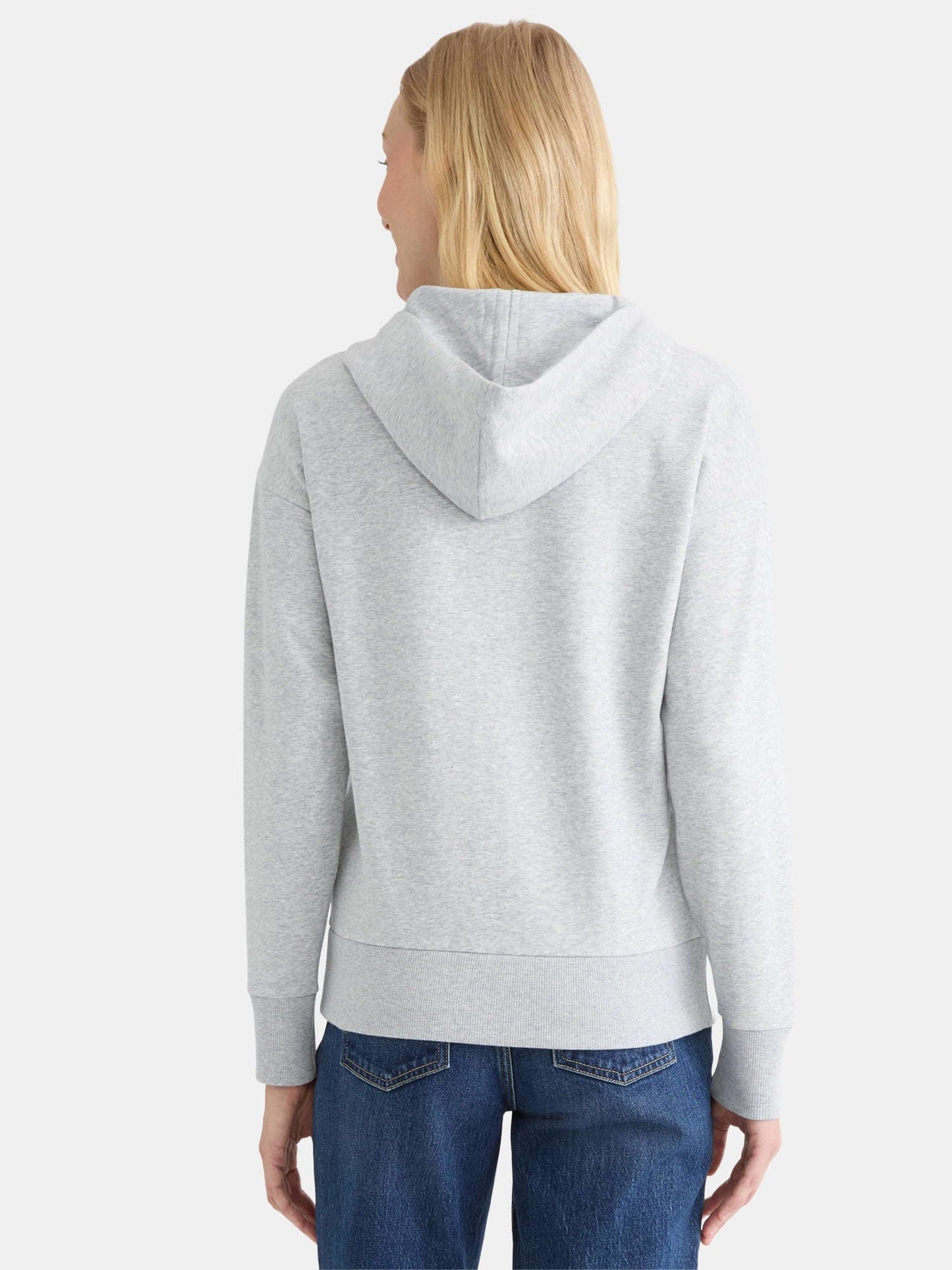 Time and Tru Qadın Fermuar Ön Fleece Huddi Gödəkçə, XS-4X Ölçüləri YoxYox