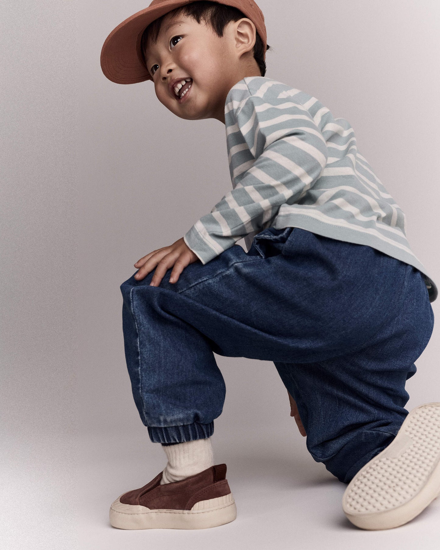 Carter's Toddler 'Splish, Splash' Cins Jogger Şalvarı - Mavi