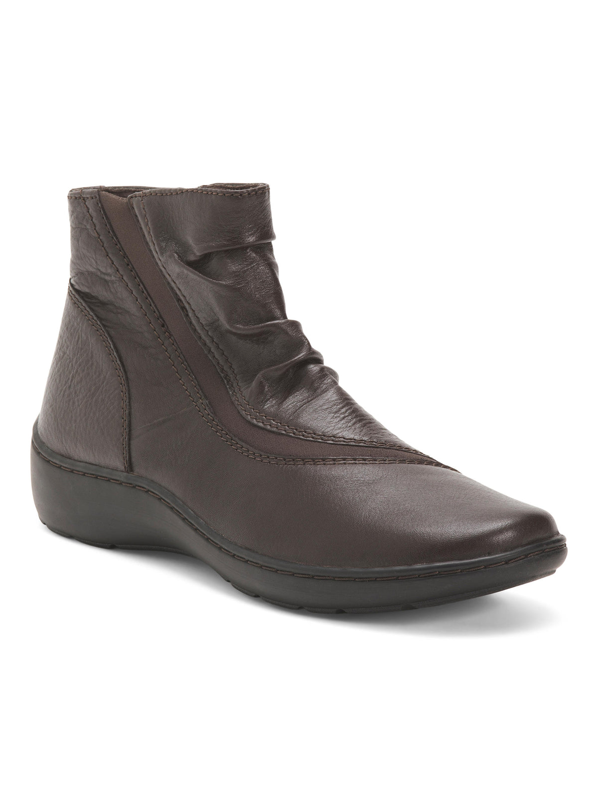 CLARKS Dar Dəri Cora Derby Komfort Çəkmələri