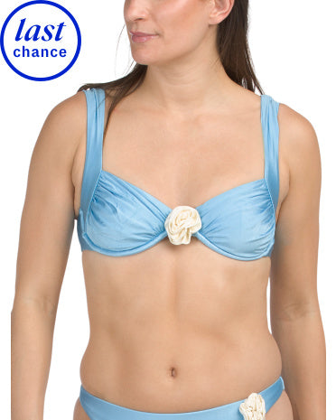 L SPACE Stella Swim Bikini Top