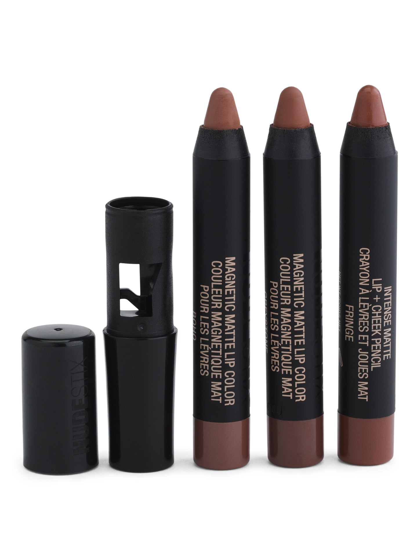 NUDESTIX 3pc 90s Çəhrayı Dodaq Boyası Mini Dəsti