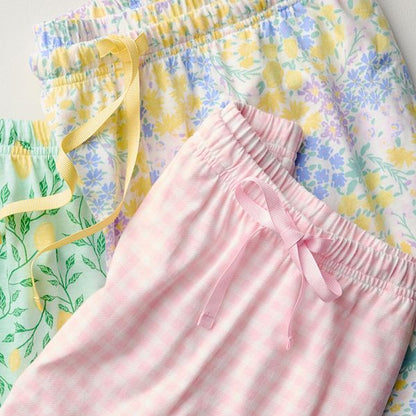 Qadın Croft & Barrow® Kapri Pijama Dəsti