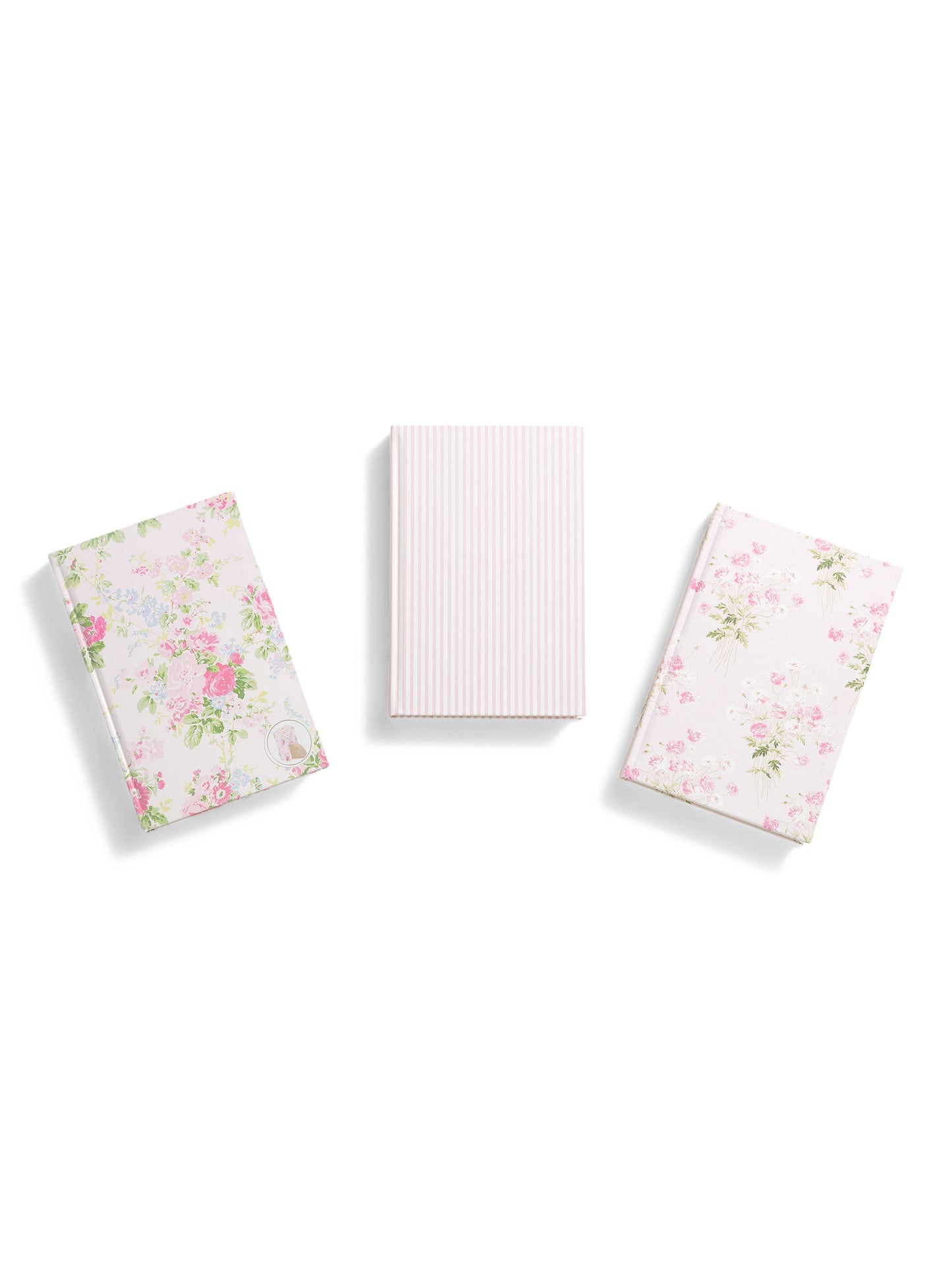 LAURA ASHLEY 3-Hissəli English Garden Dekorativ Dəftərlər Kitab Rəfləri Bəzəyi