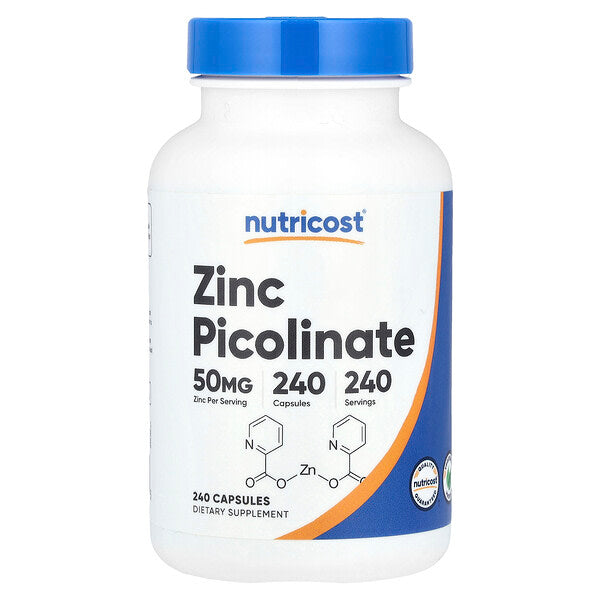 Nutricost Zinc Picolinate 50 Mg 240 Kapsul