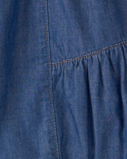 OshKosh B'gosh Qız Çəmbrey Etek - Tünd Yuyma YoxYox