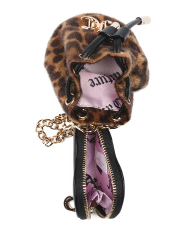 JUICY COUTURE 2-li Bağcıqlı və Ürək Mikro Çanta Dəsti