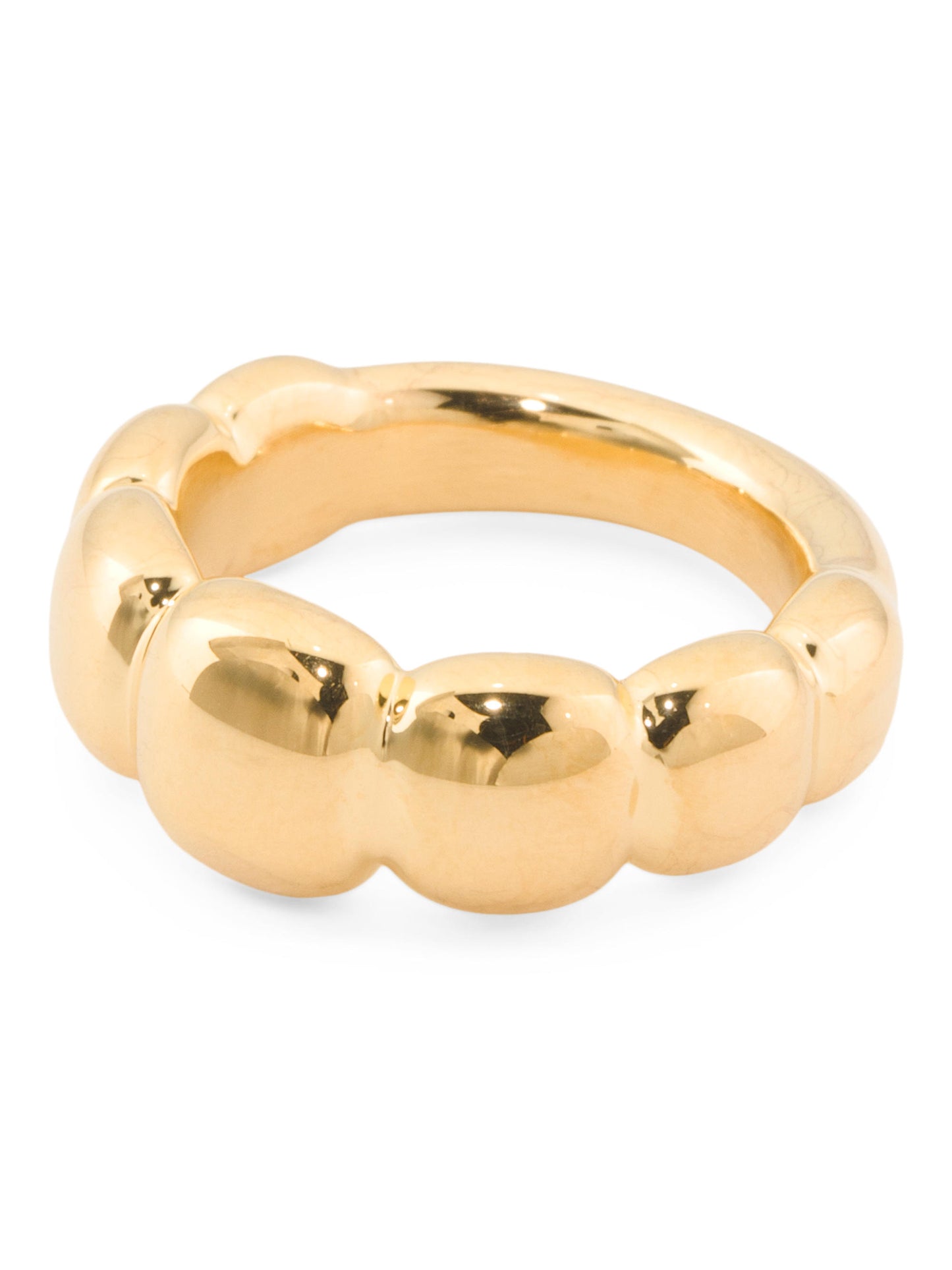 MILOR GOLD İtaliyada İstehsal Edilmiş 14kt Qızılı Dərəcəli Band Üzük