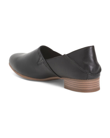 CLARKS Leather Juliet Trim Comfort Flats