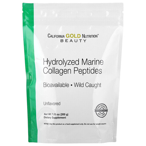 California Gold Nutrition Hidrolizə Edilmiş Dəniz Kollageni Peptidləri 200 q