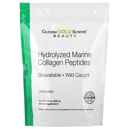 California Gold Nutrition Hidrolizə Edilmiş Dəniz Kollageni Peptidləri 200 q