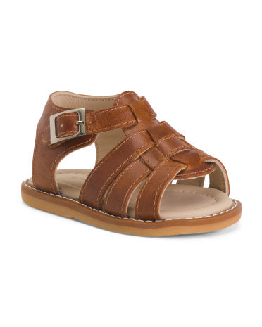 Unisex Dəri Balıqçı Sandals (Körpə Uşaq)