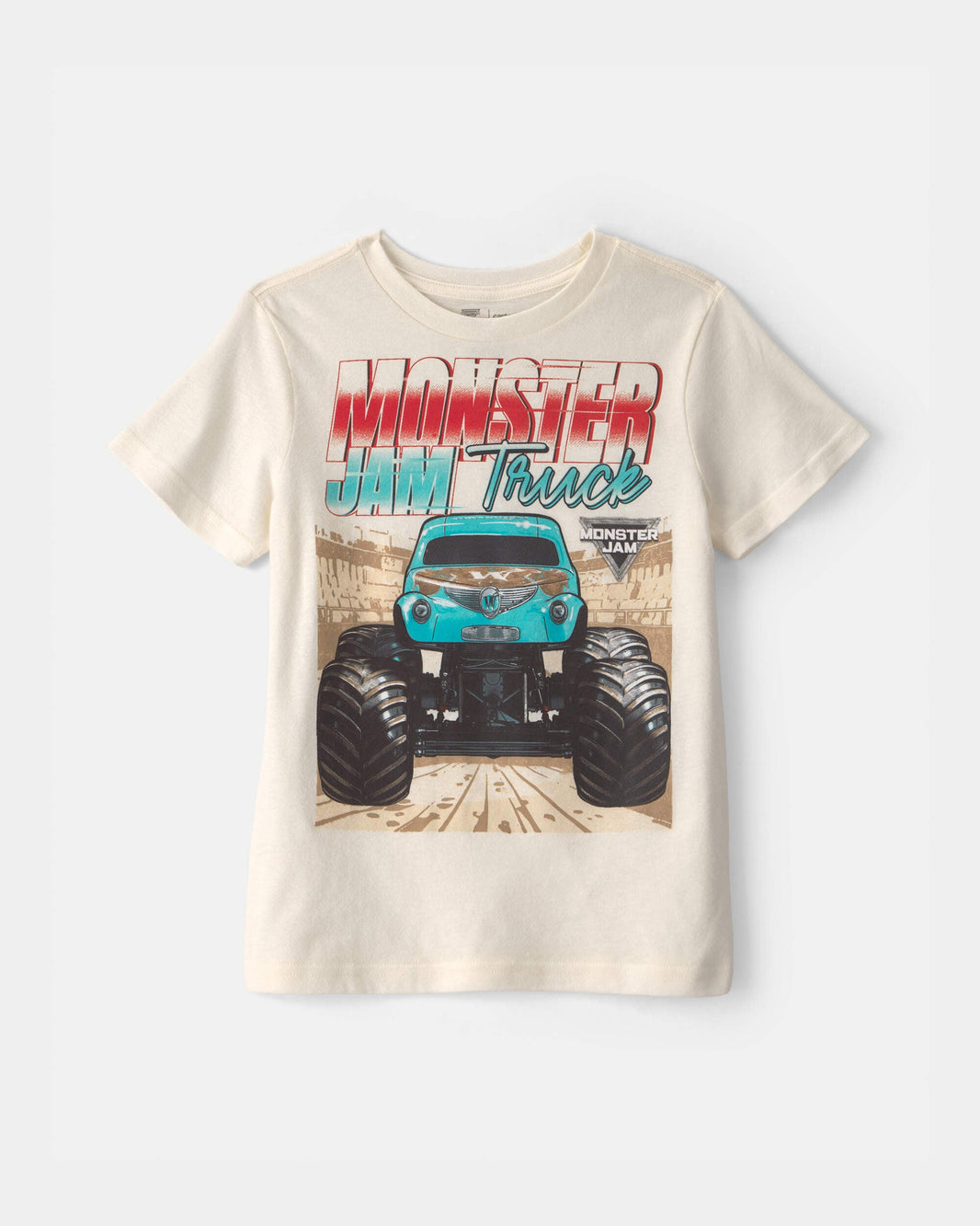 Carter's Oğlan Monster Truck Qrafiki Köynəyi - Krem