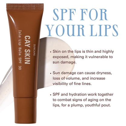 CAY SKIN Isle Dodaq Balzamı SPF 30 Dəniz Yosunu və Aloe Kök Hüceyrələri ilə