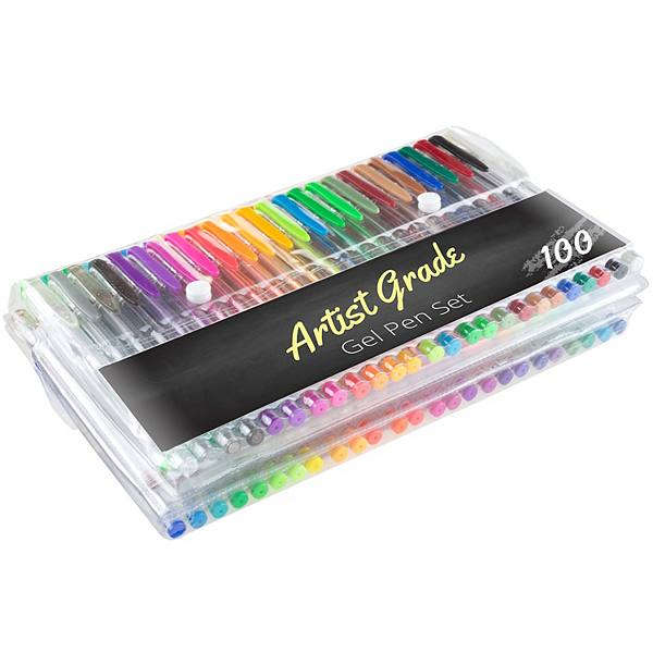 Hey Play Rəngarəng Gel Qələm 100-Paket Qutulu YoxYox