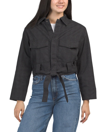 Elsie Belted Jacket Qadın Kəmərli Gödəkçəsi
