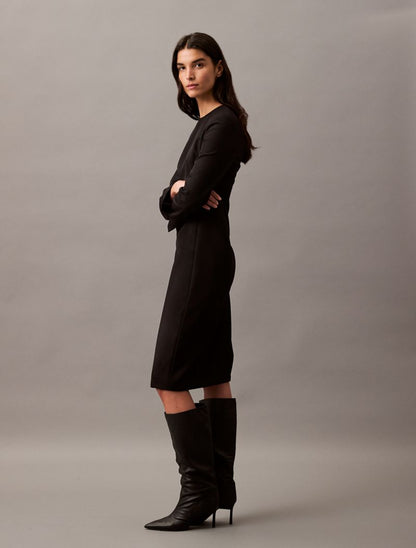 Calvin Klein Krep Midi Geyim