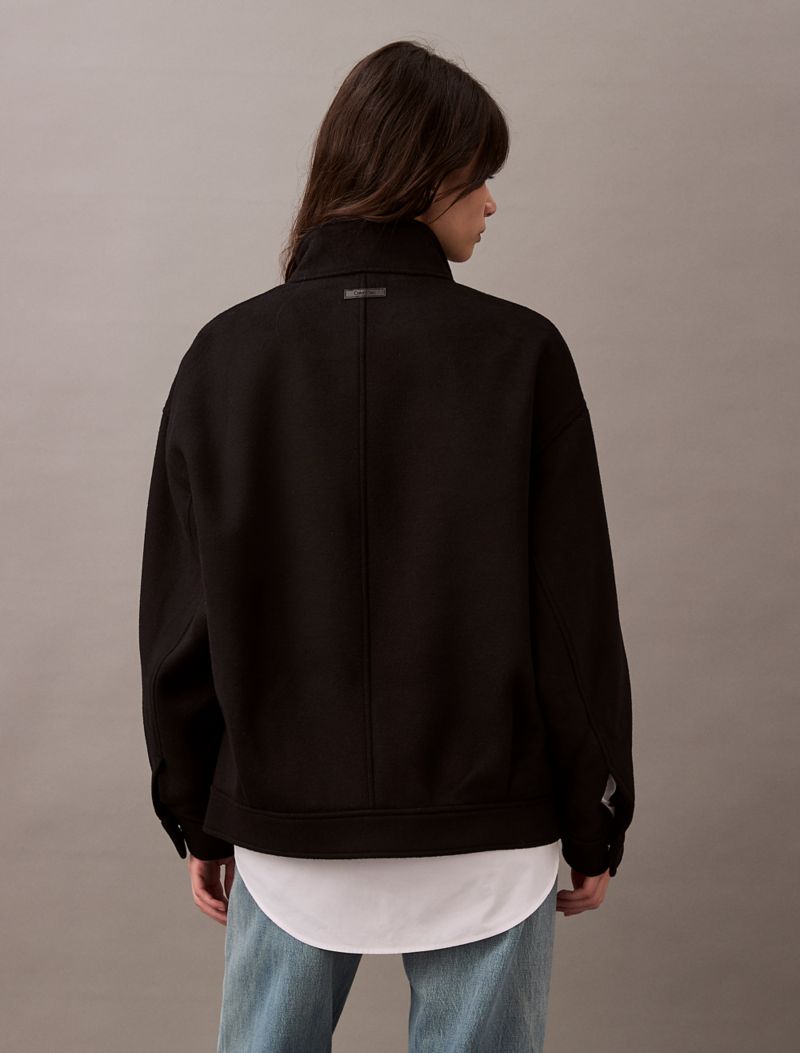 Calvin Klein Yun Qarışığı Bomber Gödəkçə