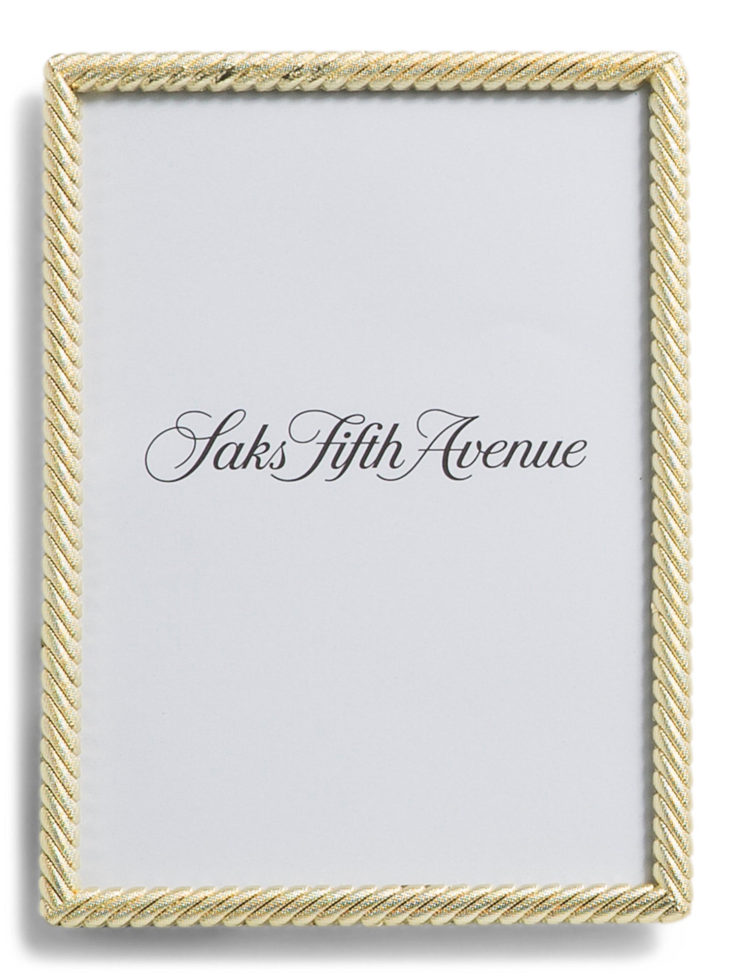 SAKS FIFTH AVENUE 5x7 Rope City Chic Tabletop Şəkil Çərçivəsi
