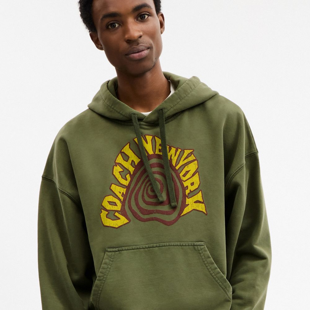 Coach Garment Dyed Spiral Huddi