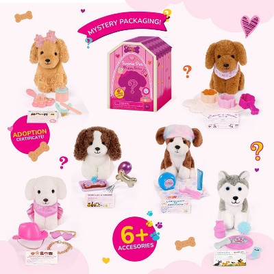 Our Generation Surprise Pets Puppy Series - 18 İnçlik Kuklalar üçün Kolleksiyalanabilir Sirli Qutu