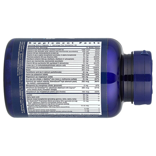 Life Extension Günde İki Dəfə Multivitamin 60 Tablet