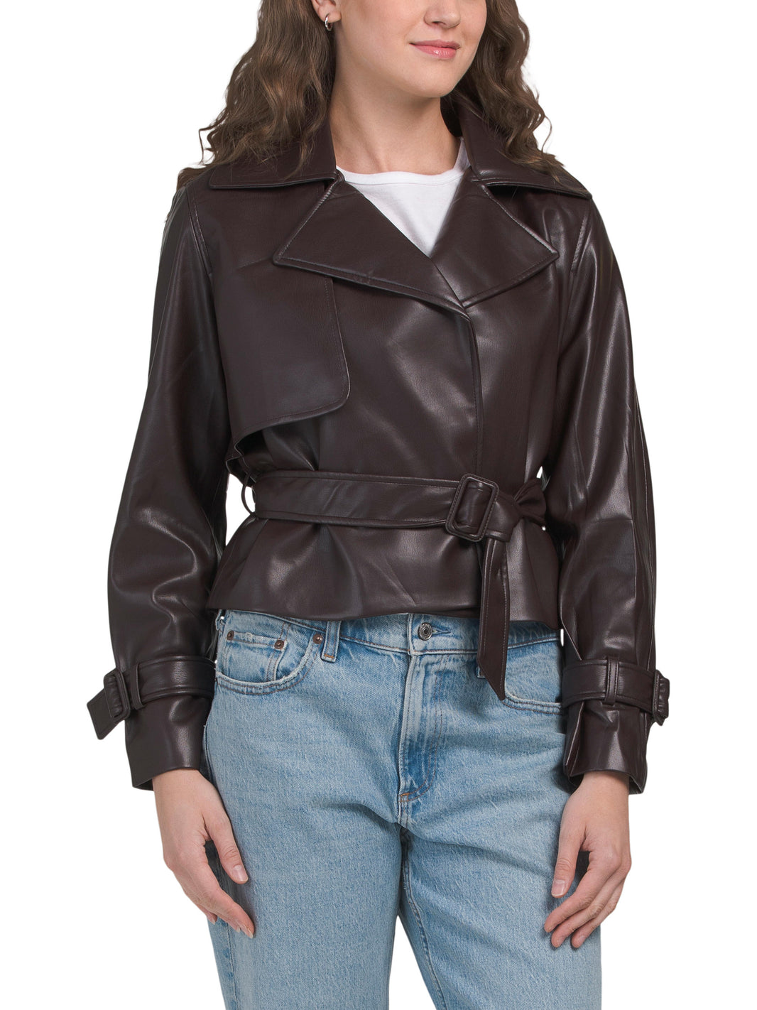 Styling And Smooth Faux Leather Classic Biker Jacket