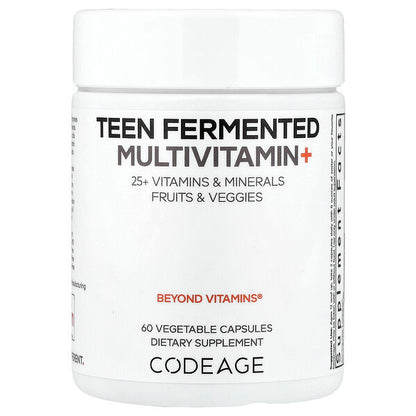 Codeage Teen Fermented Multivitamin 60 Bitki Kapsulu