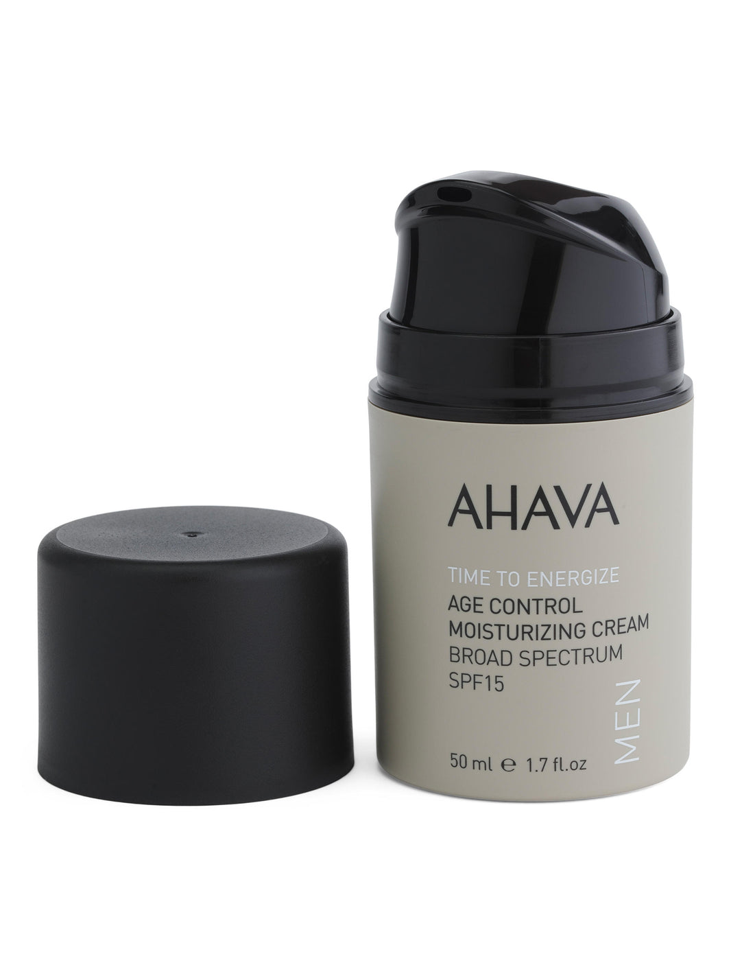 AHAVA Kişi İsraildə İstehsal Edilmiş SPF 15 Yaş Kontrolu Nəmləndirici Kremi 1.7 oz