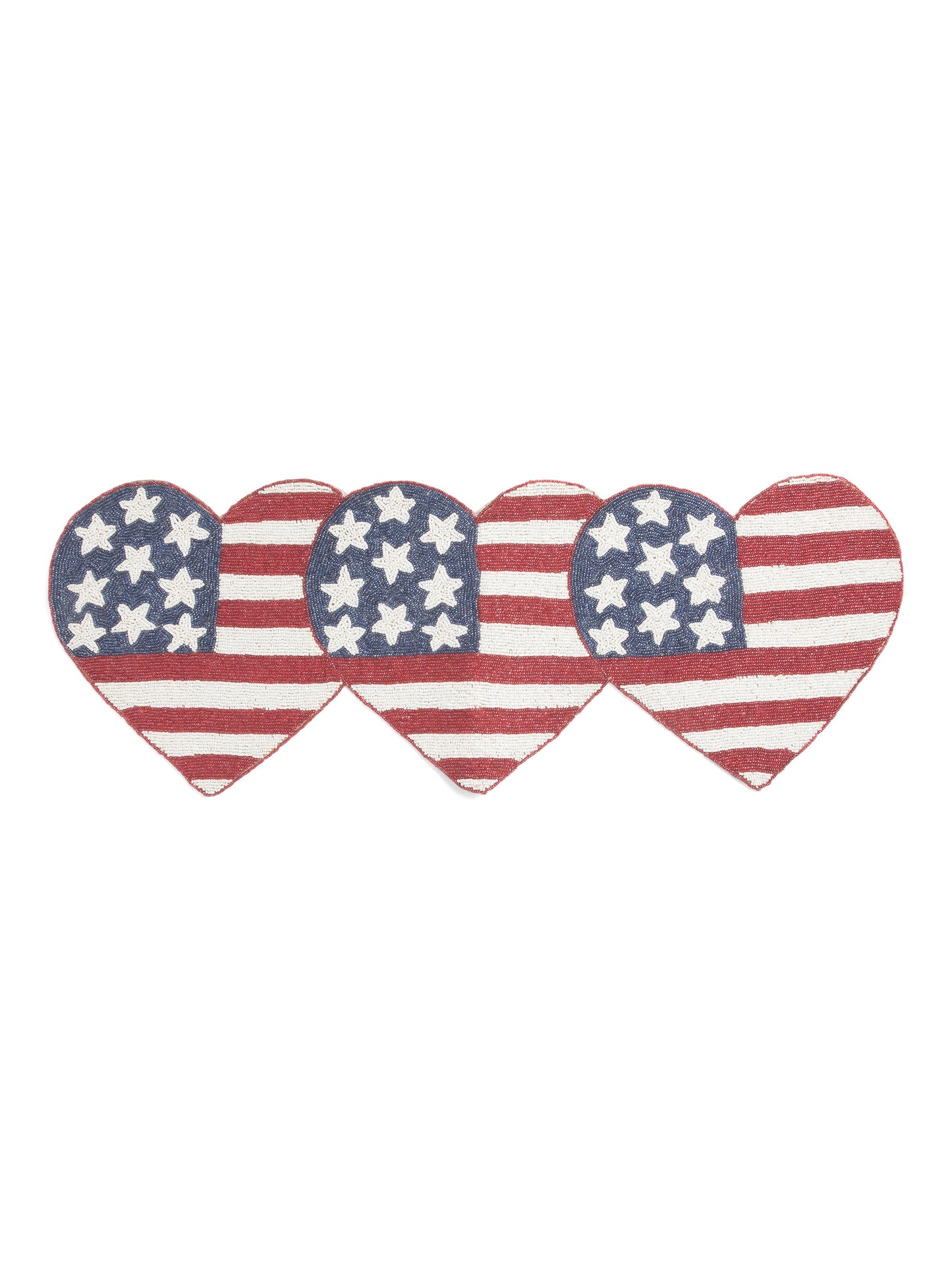 TIRAMISU Americana Hearts Boncuklu Masa Altlığı