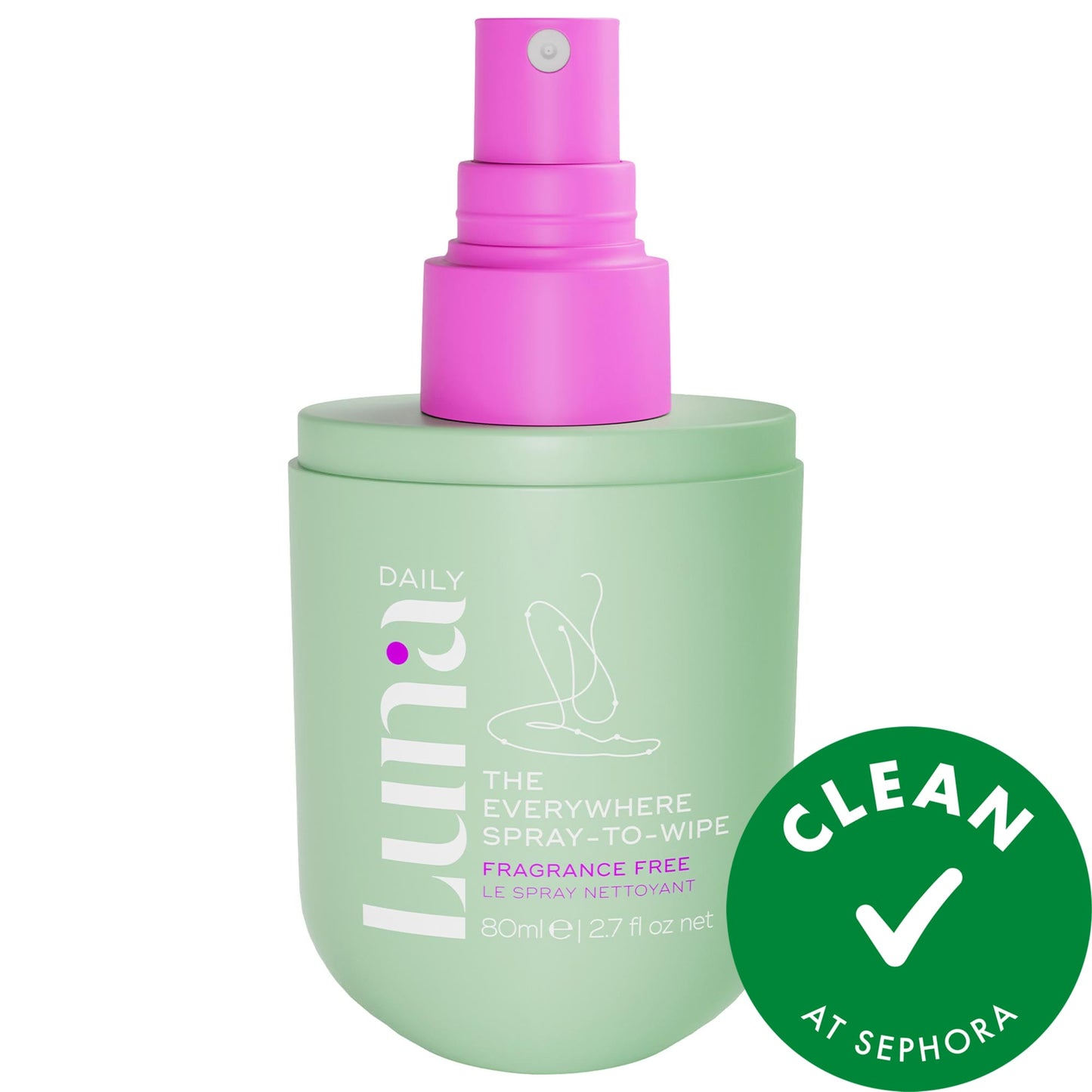 Luna Daily Hər Yerdə İstifadə Olunan Sprey-Silmə - Prebiotiklər və C+E Vitaminləri ilə Həssas Dəriyə