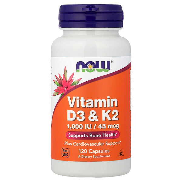 Now Foods D3 K2 Vitamini 120 Kapsul