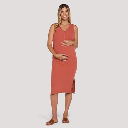Motherhood® Henley Tank Midi Geyim
